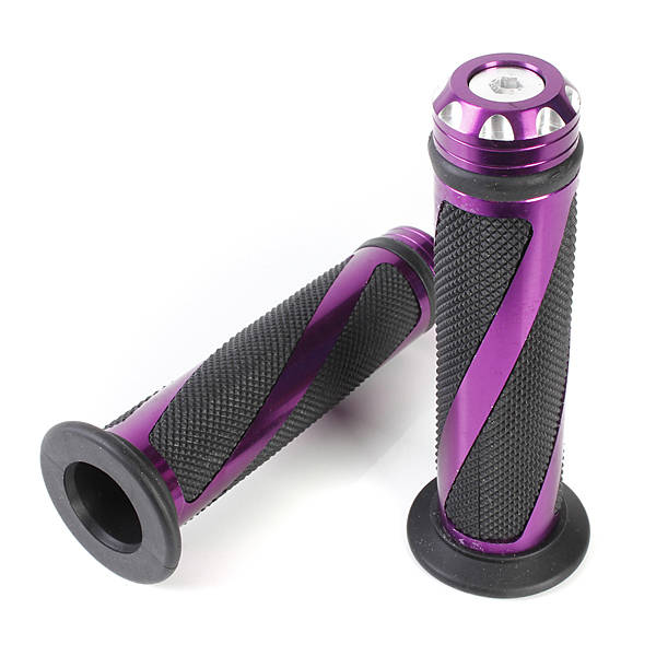 CNC Aluminum Motorcycle Handlebar Gel Hand Grips Bar Rubber
