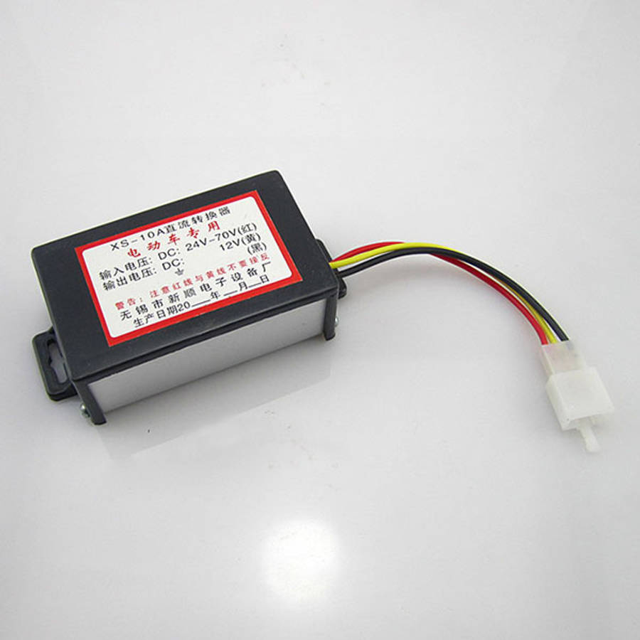 DC 24V/36V/48V To 12V 10A Converter For Motorcycle  Storage Battery