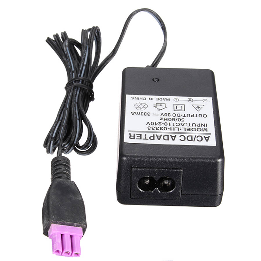 30V 333mA Printer Power Supply Cord Adapter For HP1000 1050 2050 2060