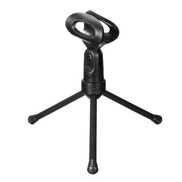 podcast microphone Universal Noise Cancelling HD 3.5mm Microphone with Tripod Stand