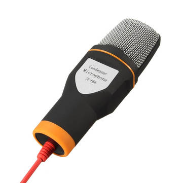 podcast microphone Universal Noise Cancelling HD 3.5mm Microphone with Tripod Stand