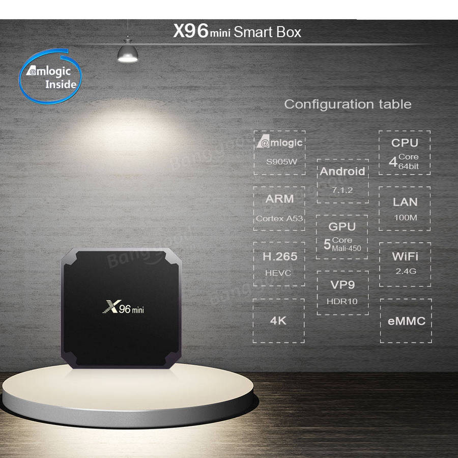X96 MINI Amlogic S905W 2GB RAM 16GB ROM TV Box