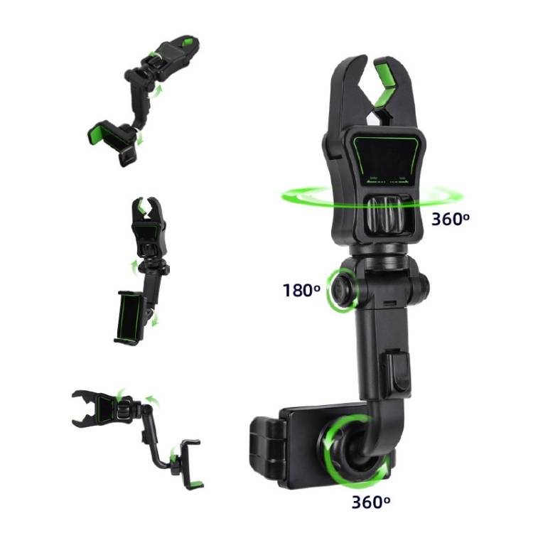 H02 Car Rearview Mirror Mobile Phone Holder Pillow Universal Car Mobile Phone Holder