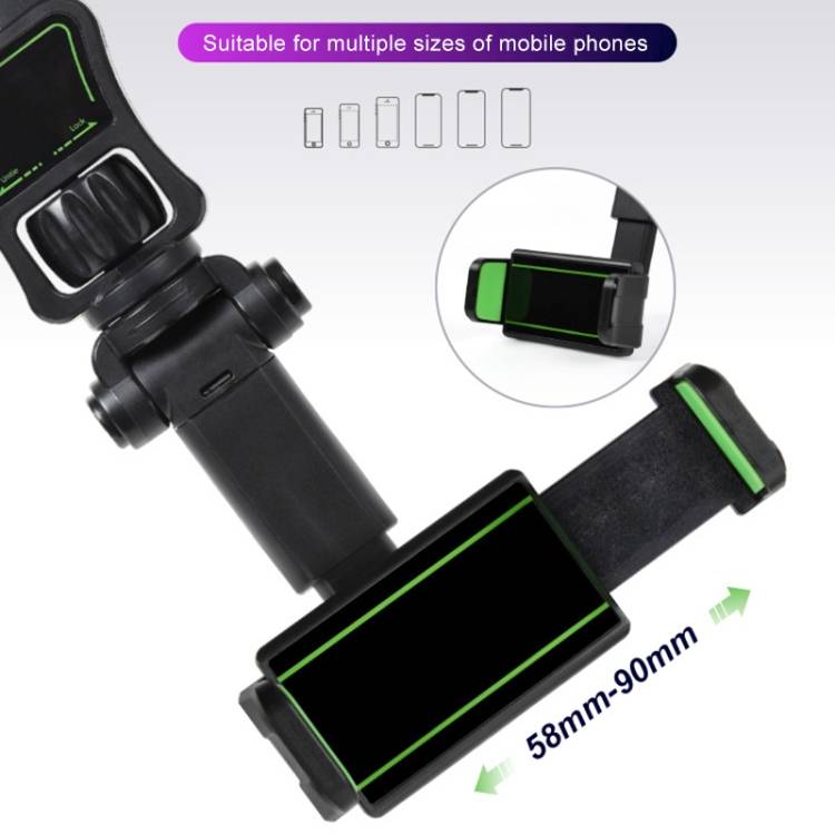 H02 Car Rearview Mirror Mobile Phone Holder Pillow Universal Car Mobile Phone Holder