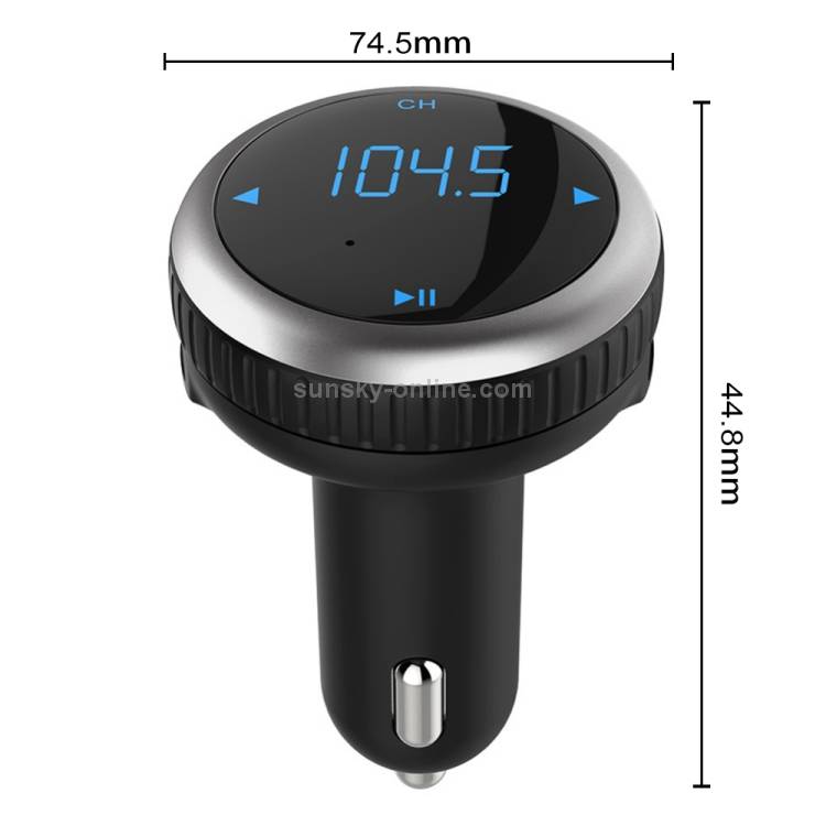 BT69 Car Stereo Radio Bluetooth MP3 Audio Player Multi-functional Bluetooth Hands-free Calling