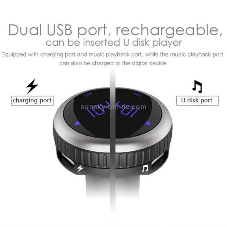 BT69 Car Stereo Radio Bluetooth MP3 Audio Player Multi-functional Bluetooth Hands-free Calling