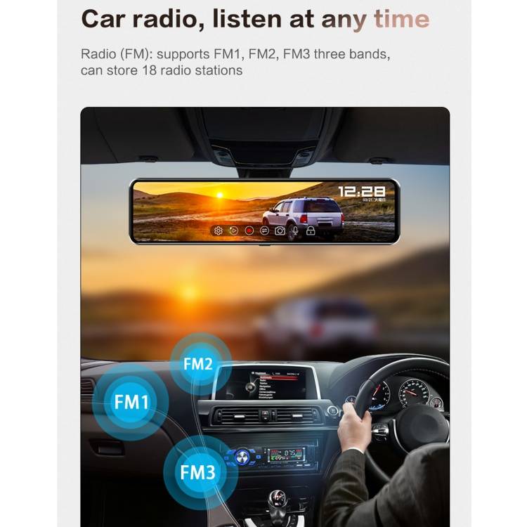 Car MP3 Audio Player, Support Bluetooth Hand-free Calling FM TF Card USB AUX AI Voice Assistant