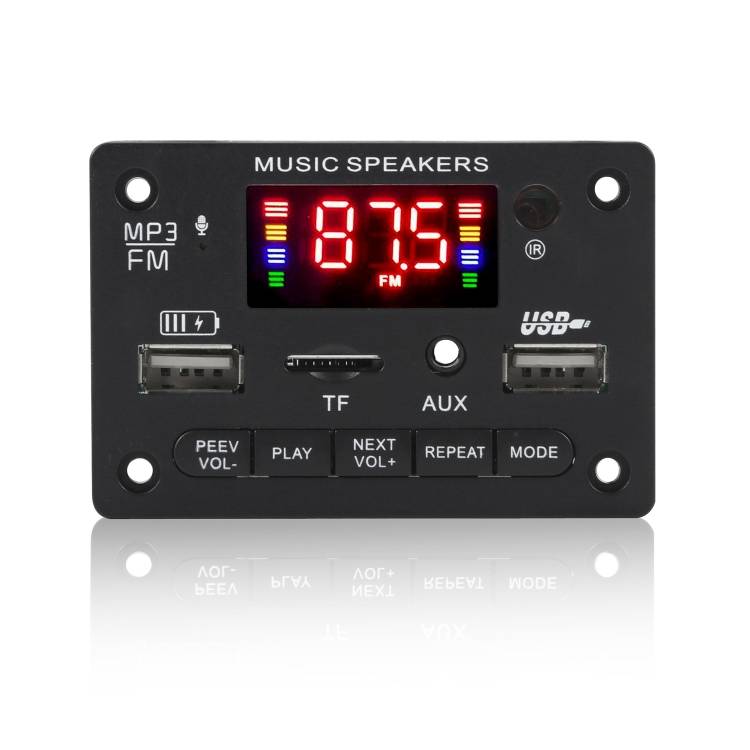 JX-810BT Car 12V Audio MP3 Player Decoder Board FM Radio USB, with Bluetooth / Remote Control