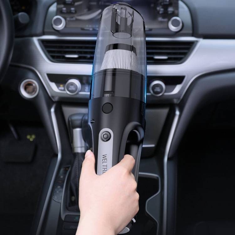 Car Vacuum Cleaner High Suction Portable Hand-Held Vacuum Cleaner Wired Black