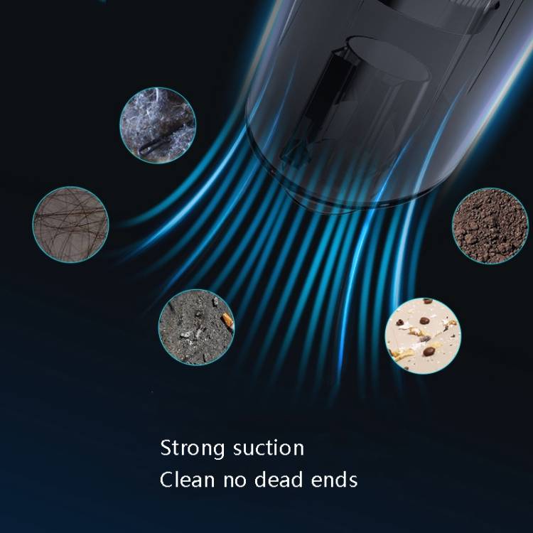 Car Vacuum Cleaner High Suction Portable Hand-Held Vacuum Cleaner Wired Black