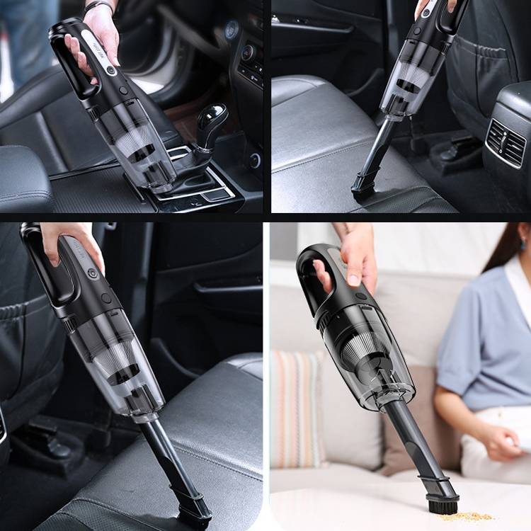 Car Vacuum Cleaner High Suction Portable Hand-Held Vacuum Cleaner Wired Black