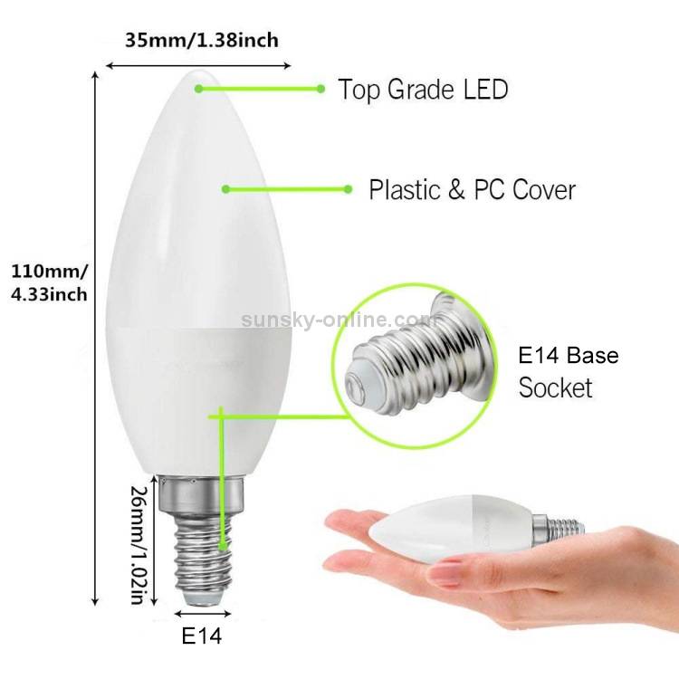 WIFI Smart Light Bulb Voice Control LED Light, Model:2700-6500K+RGBW E14 (INTERNATIONAL LOCATION)