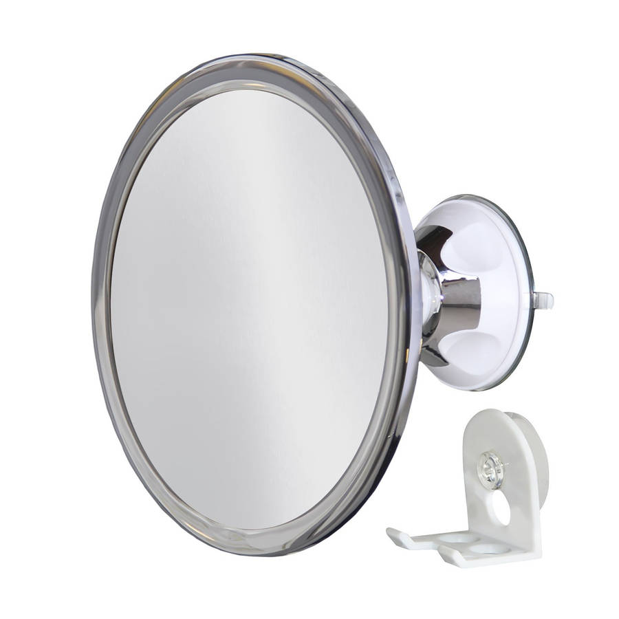 KCASA KC-BM200 Fogless Shave Bathroom Shower Mirrors with Locking Suction and 360 Degree Rotating