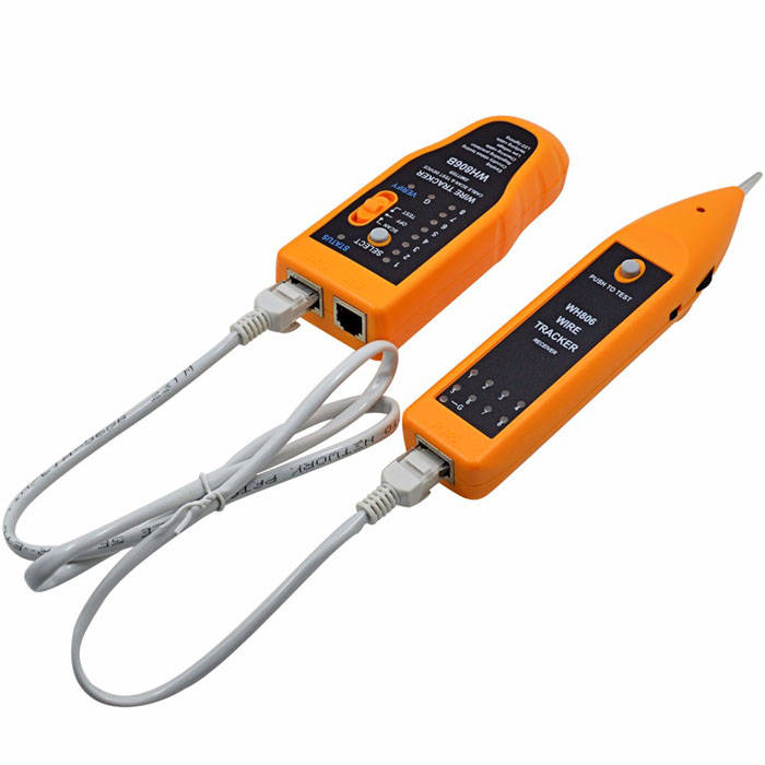 WH806B Telephone Wire Tracker Network Cable Tester Electrical Line Finding Testing for Cat5 Cat5E Ca