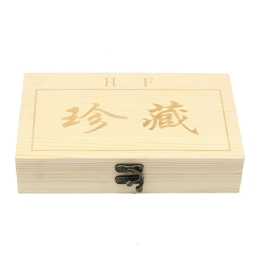 Wood Coins Display Storage Box for Slab Certified Coin With 50Pcs Capsules