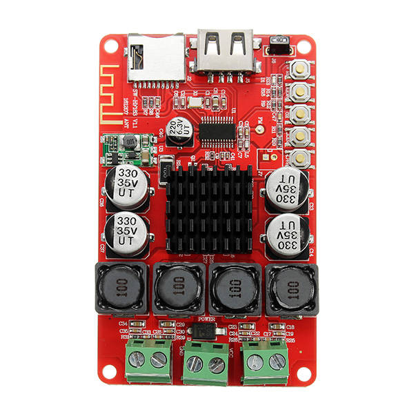 SANWU HF183 TPA3116 2X50W Digital Wireless Bluetooth Receiver Module Amplifier Board U Disk TF Car