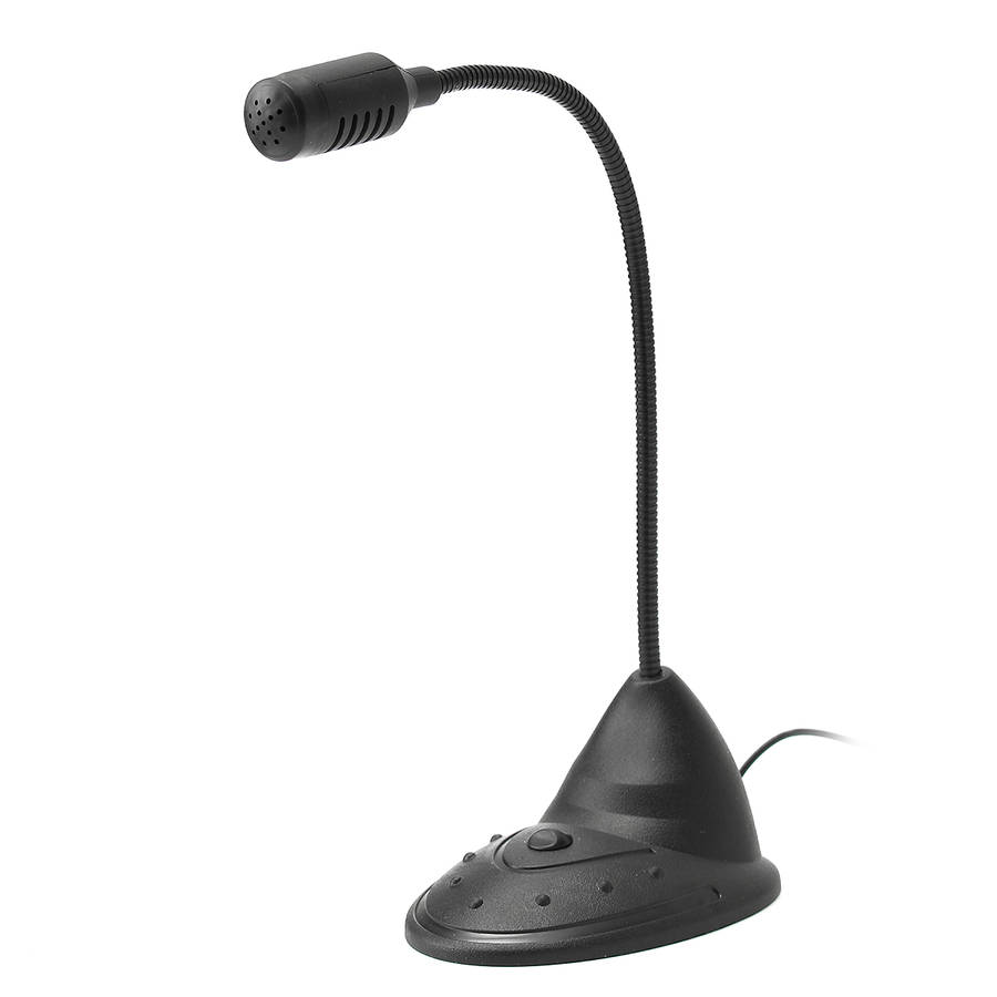 3.5mm Condenser Desktop Microphone MIC for PC Computer Laptop : Perfect Timing