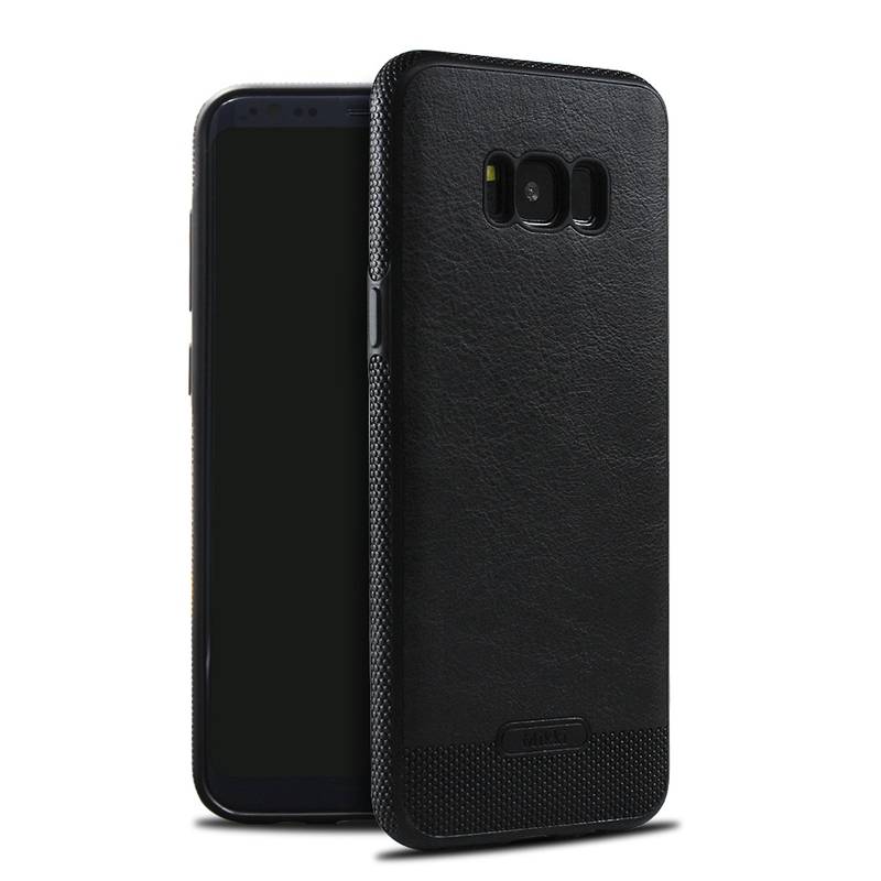 Shockproof  PU Leather + Soft TPU Silicon Ultra-thin Back Cover Case for Samsung Galaxy S8 Plus