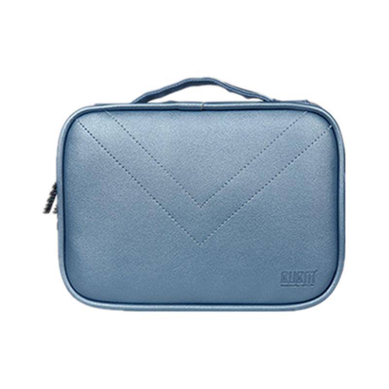 BUBM DPS-P Double Layers Adjustable Waterproof Accessory Earphone Cable Organizer Tablet Storage Bag