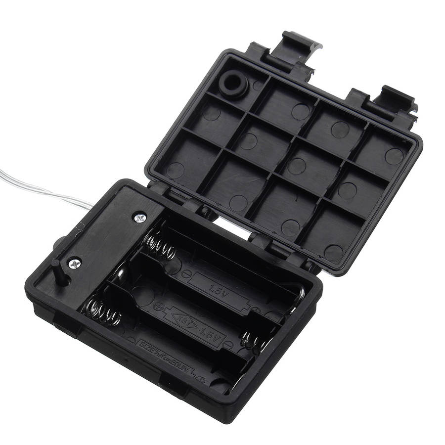 Solar/Battery Powered 4M 10LEDs Warm White Santa Claus Shaped Fairy String Light for Christmas