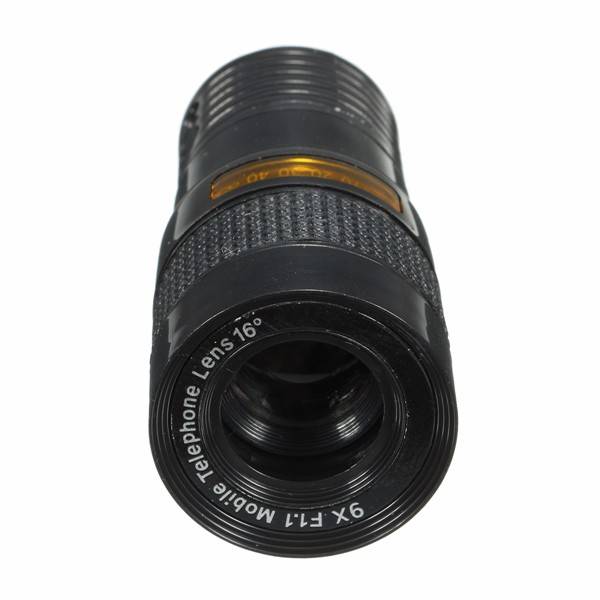 4 in 1 Phone Lens 9X Zoom Telephoto Marco Camera Lens Kit with Case for Samsung Galaxy S7 Edge