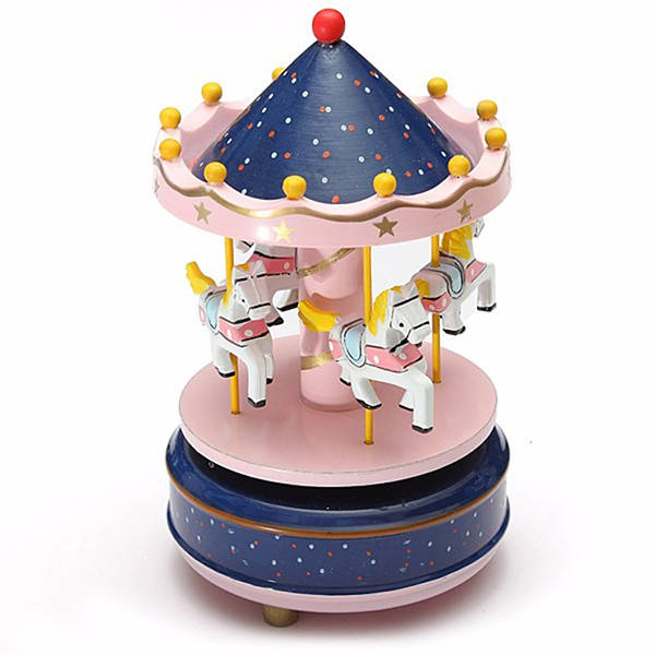 4 X Kids Carousel Music Box Merry Go Round Musical Devolopment Toys Room Decor
