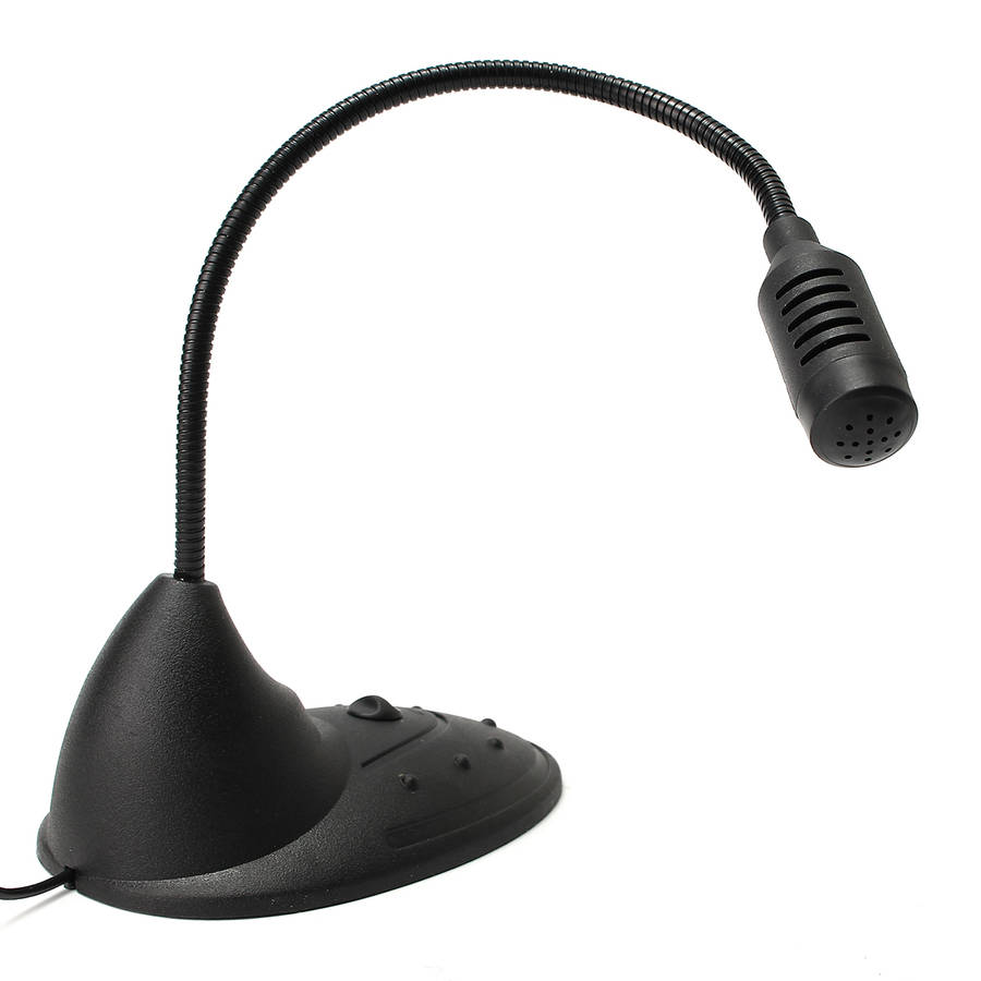 3.5mm Condenser Desktop Microphone MIC for PC Computer Laptop : Perfect Timing