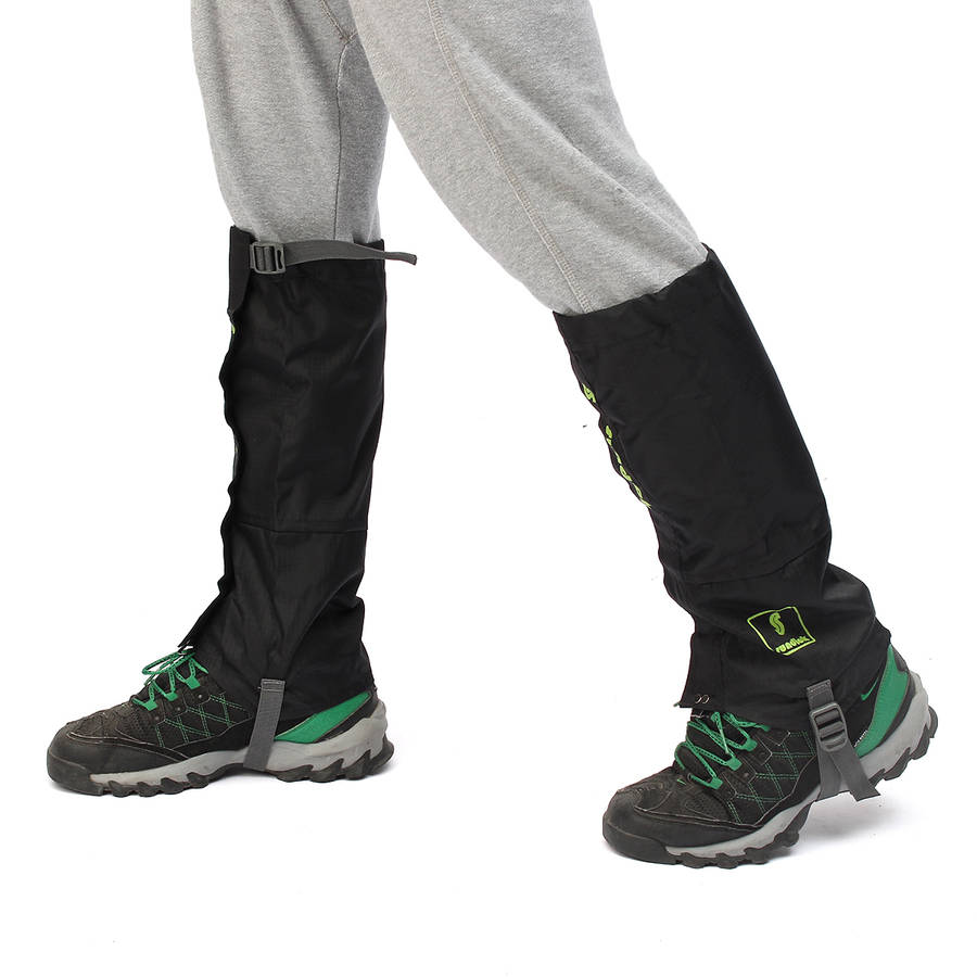 Outdoor Climbing Gaiters Snow Legging Shoes Cover Waterproof Hiking Pants Protector