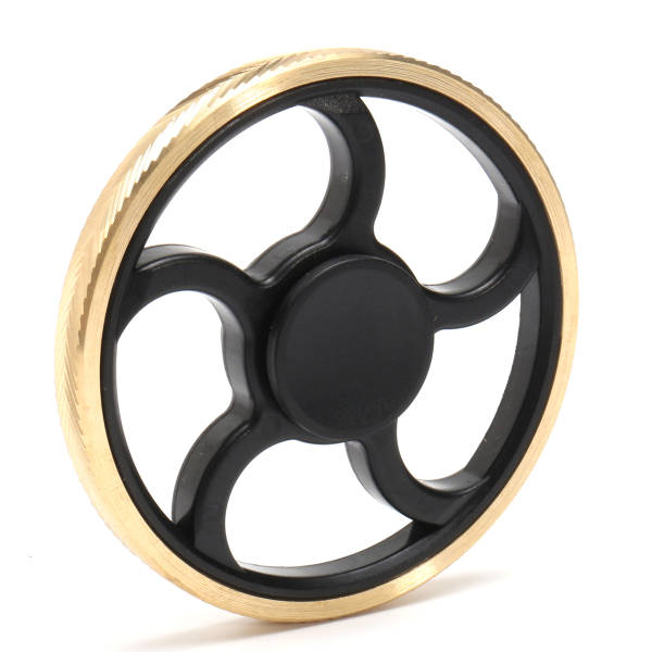 ECUBEE Black EDC Fidget Spinner Hand Spinner Gadget Finger Gyro