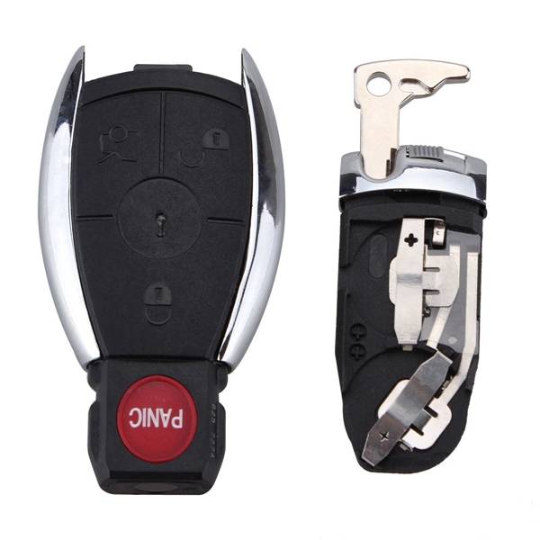 Car Remote Fob Shell Key Case Blade 4 Button for Mercedes Benz C/E/SL/CL/ML