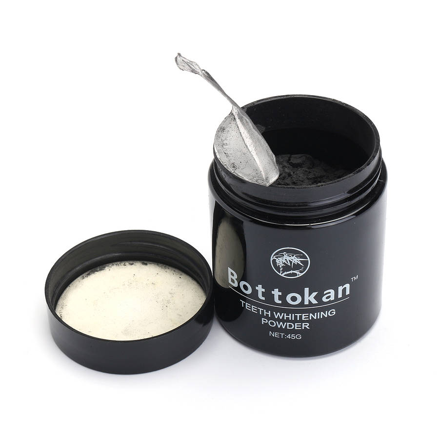 Whitening Tooth Black Powder Stain Removal Activated Charcoal Teeth Cleansing