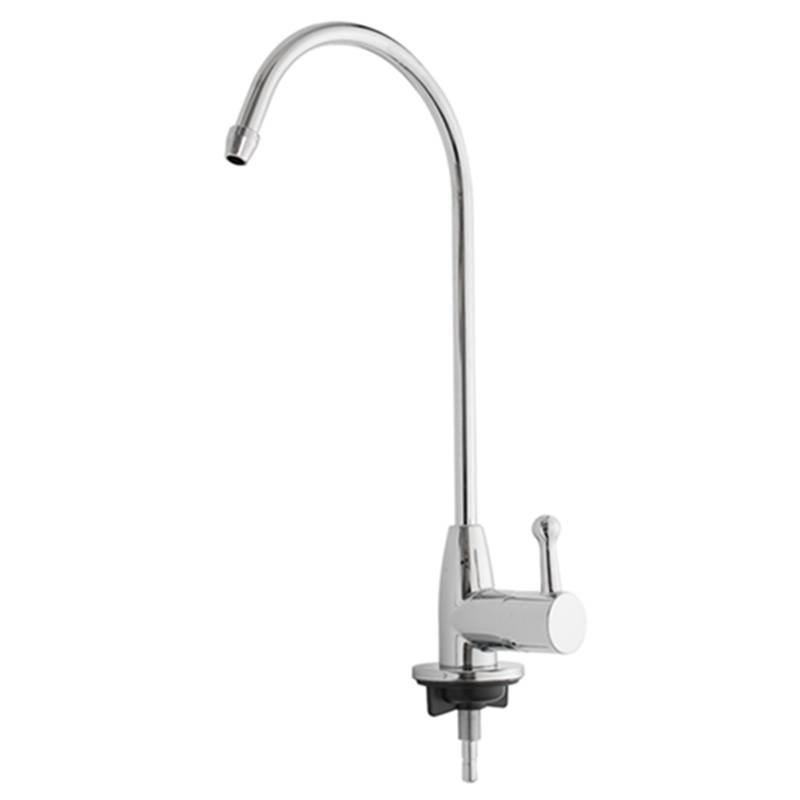 304 Stainless Steel Sink Faucet 1/4 Inch Tube Ceramic Valve Tap Water Clean Filter Purifier