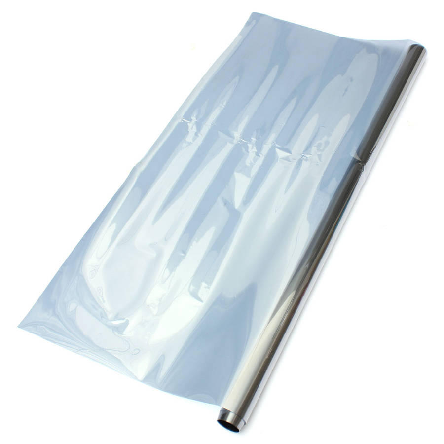 15% 30% 3mx76cm LVT Car Auto Window Glass Tint Film Tinting Roll Silver Mirror