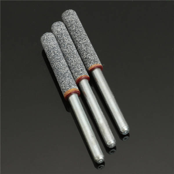 3pcs 3/16 Inch Chain Saw Sharpening Grinding Stones Set