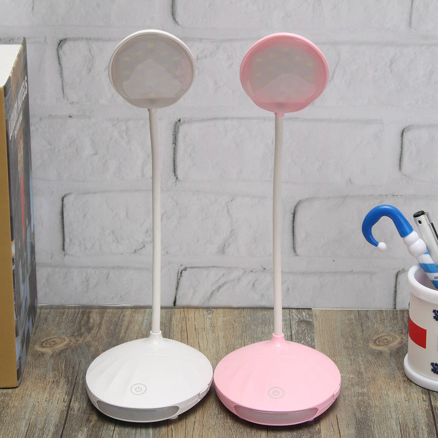 Adjustable Rechargeable Dimmable Touch Sensor LED Reading Night Table Light Desk Lamp