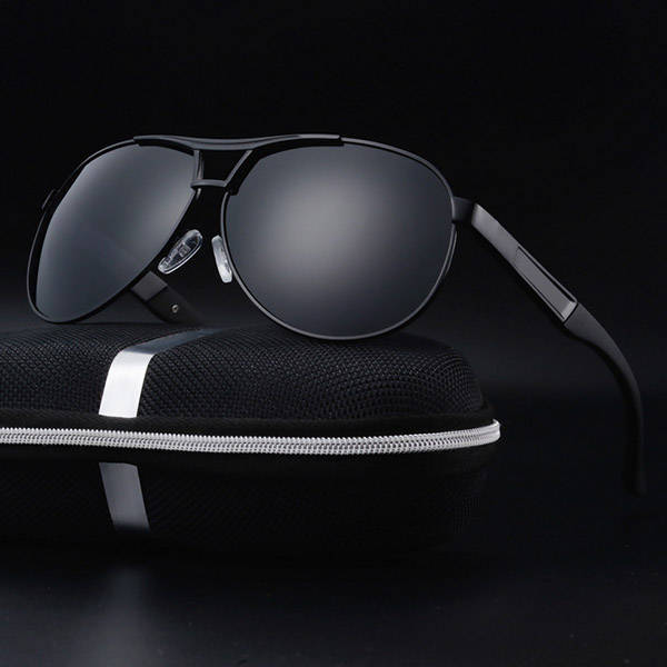 Mens Summer HD Polarized Sunglasses Vintage Outdoor Anti-UV Driving Goggle