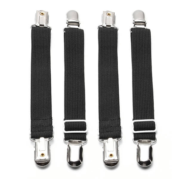 Adjustable Elastic Sheet Mattress Corner Straps Suspenders Fasteners Bed Holder