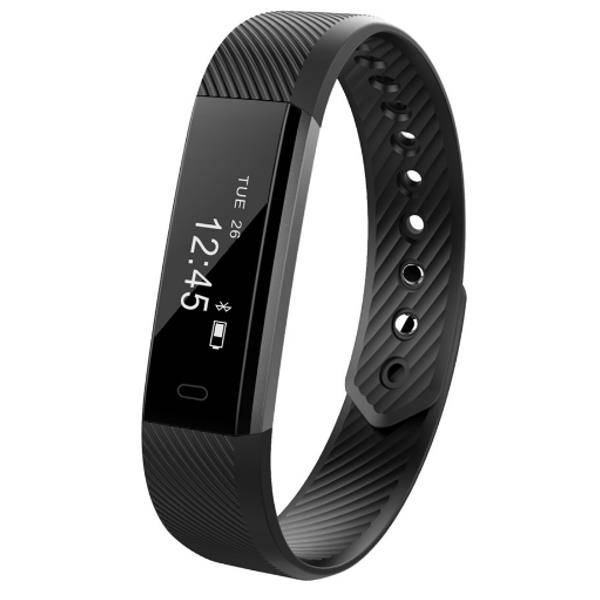 ID115HR Heart Rate Monitor Smart Bracelet Fitness Tracker Step Counter Wristband for Android IOS