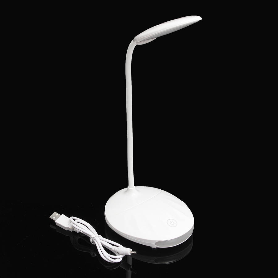 Adjustable Rechargeable Dimmable Touch Sensor LED Reading Night Table Light Desk Lamp