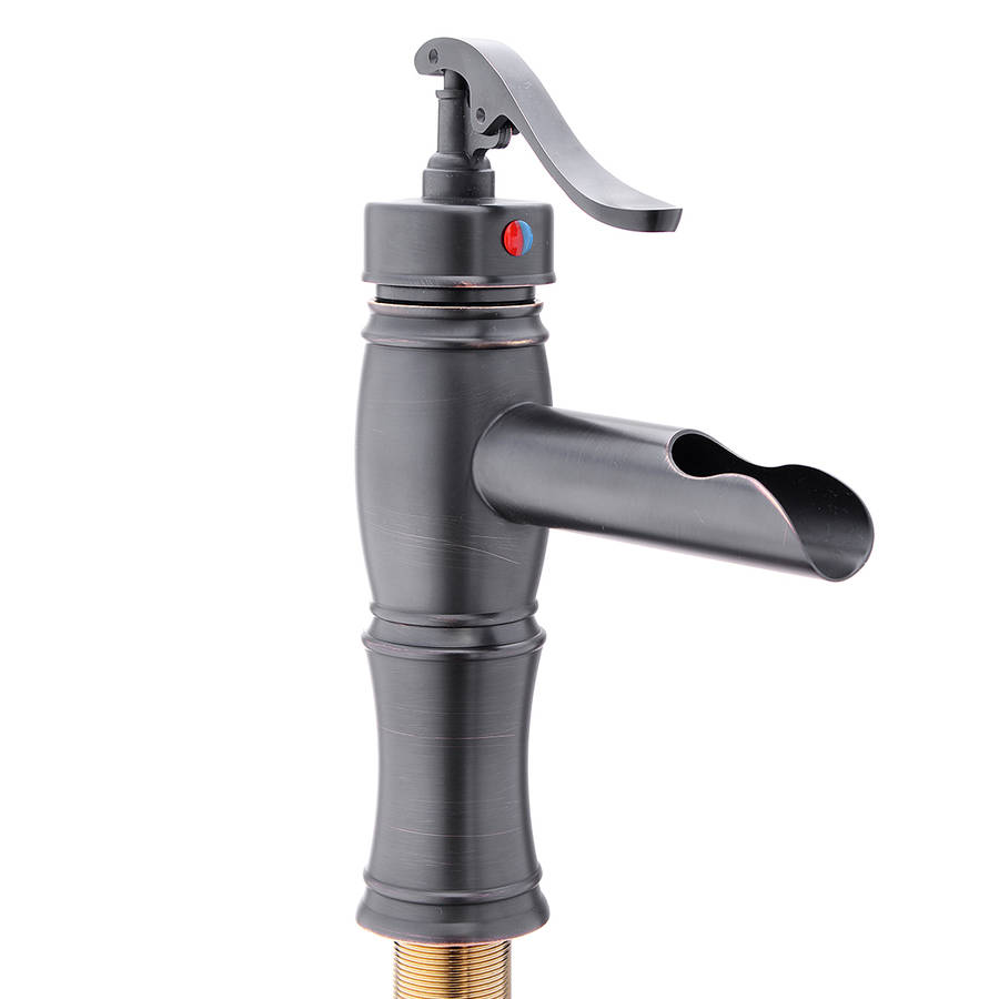 Black Antique Bathroom Faucet Retro Vintage Brass Washroom Tap Basin mixer Faucet