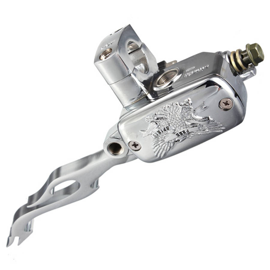 Motorcycle Brake Master Cylinder Right for 04-11 Harley-Davidson Flame