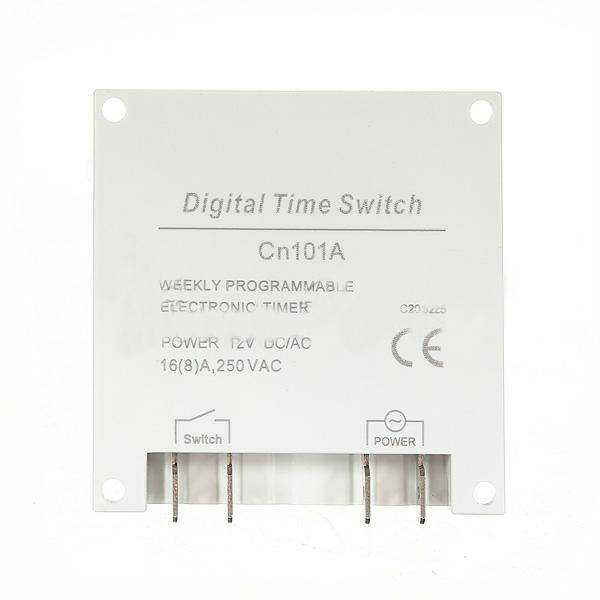 DC 12V Mini LCD Digital Microcomputer Control Power Timer Switch