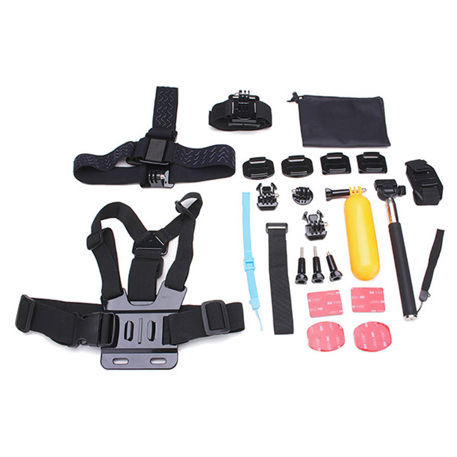 23 In 1 Kit Accessories For Gopro Hero 3 4 3 Plus SJ4000 Sport Camera
