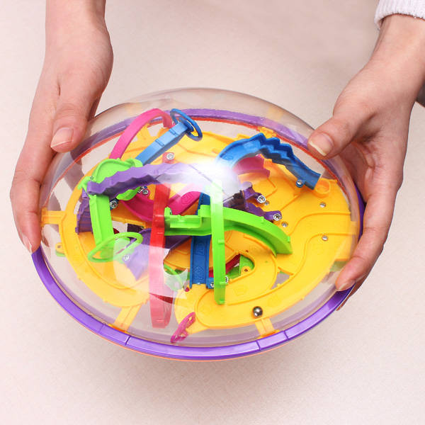 3D Magic Intellect Maze Ball Children Educational Toy