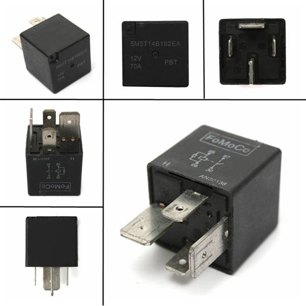 12V 4 Pin 70A 70 Amp Heavy Duty Split Charge ON-OFF Relay For Motor Bike Car Bike Van Boat