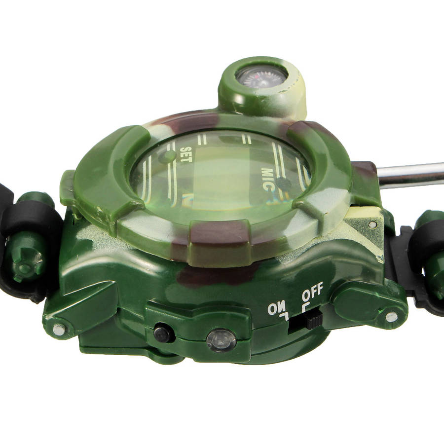 2Pcs 7 in 1 Children Walkie Talkie Child Kids Watches Outdoor Game Interphone