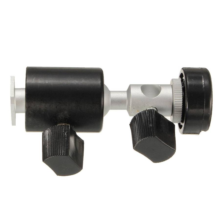 C Type 360 Degree Swivel Flash Shoe Umbrella Holder Light Stand Tripod Bracket Adapter
