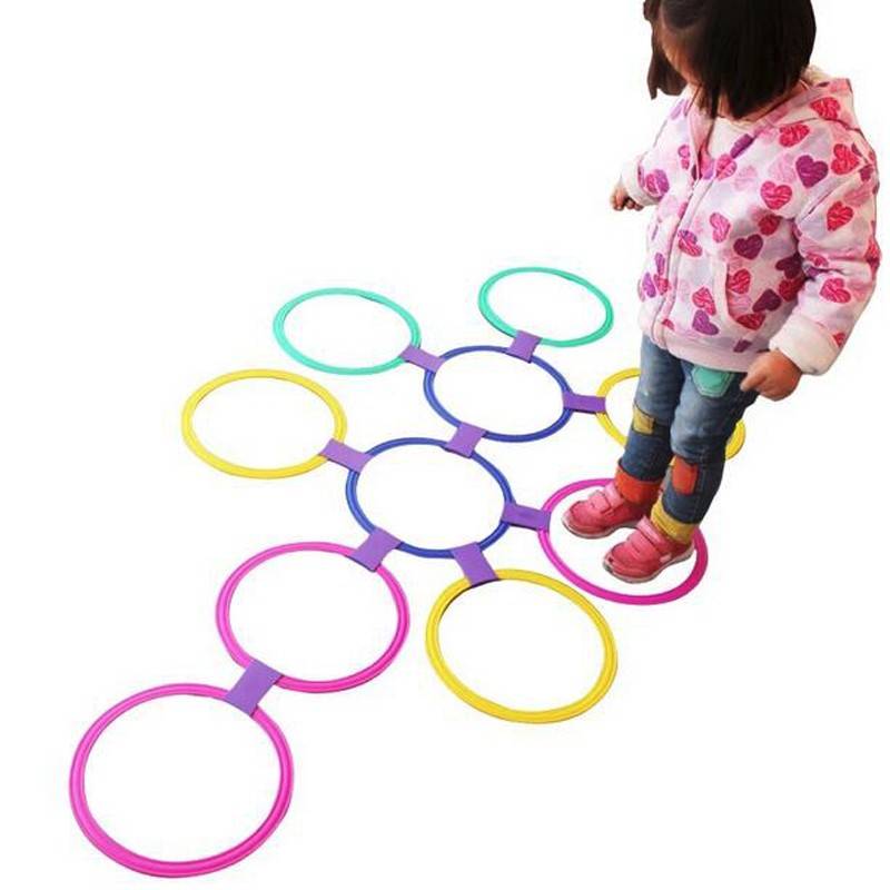 Kids Outdoor Jumping Ring Games with Friends Preschool Teaching Aid Sport Toy