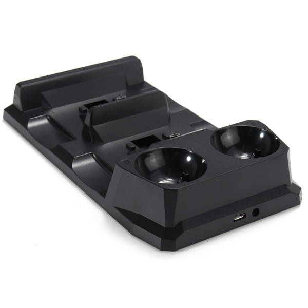 4 In 1 Controller Charger Dock Station Stand For Play Station PS4 PSVR VR Move