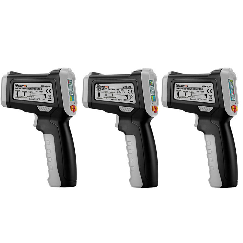 Mustool MT6800 -50~800 Digital LCD Color Display Non Contact Infrared Laser Thermometer Tempera